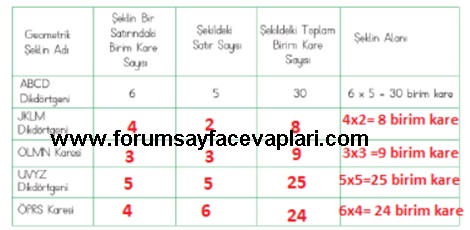 4. Sınıf Matematik Ders Kitabı Sayfa 254-255-256 Cevapları MEB Yayınları