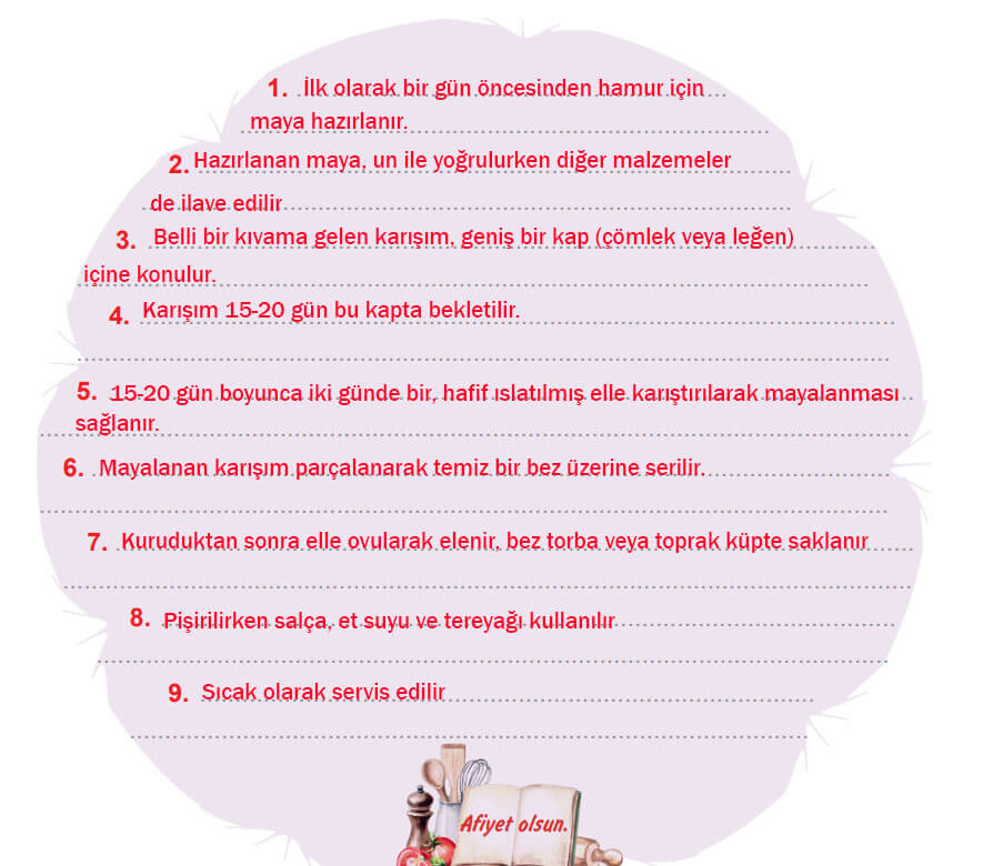 6. Sınıf Türkçe Ders Kitabı 12-13-14-15-16. Sayfa Cevapları MEB Yayınları